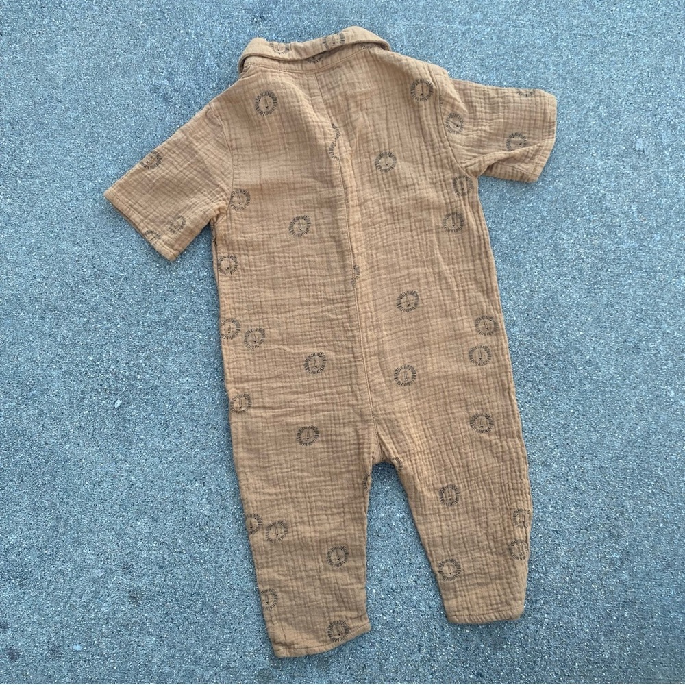 Rylee + Cru Tan Button-Up One Piece - Picture 3 of 5